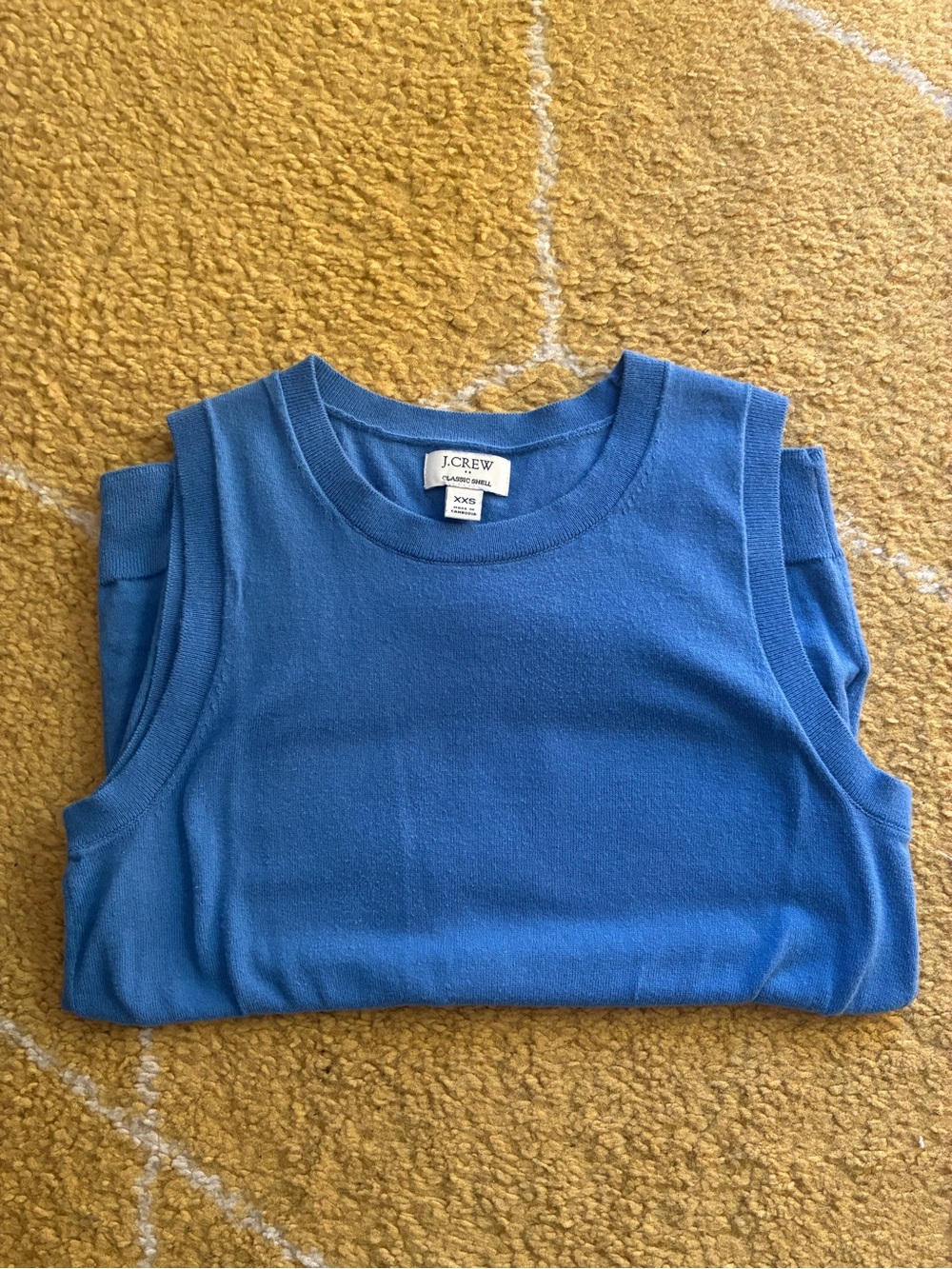J. Crew Women’s Blue Sleeveless Sweater